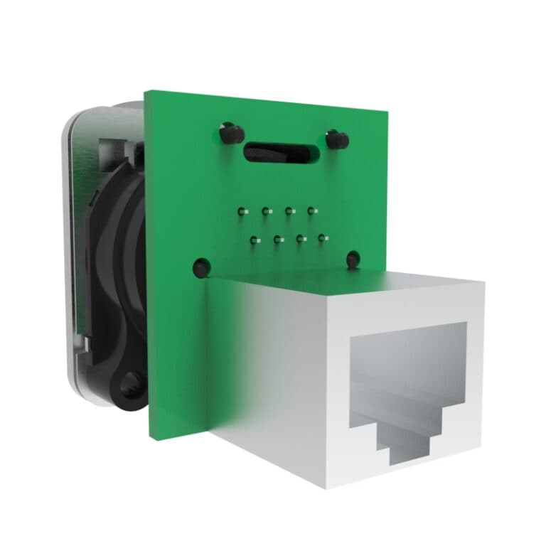 D Shape Panel Seetronic SE8FDP: Reliable D-Shape RJ45 Feedthrough Connector